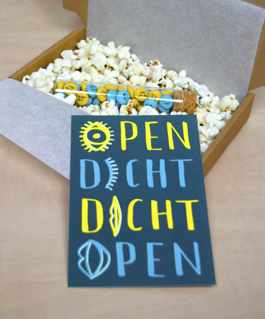 M-space relatiegeschenk M&M's kaart