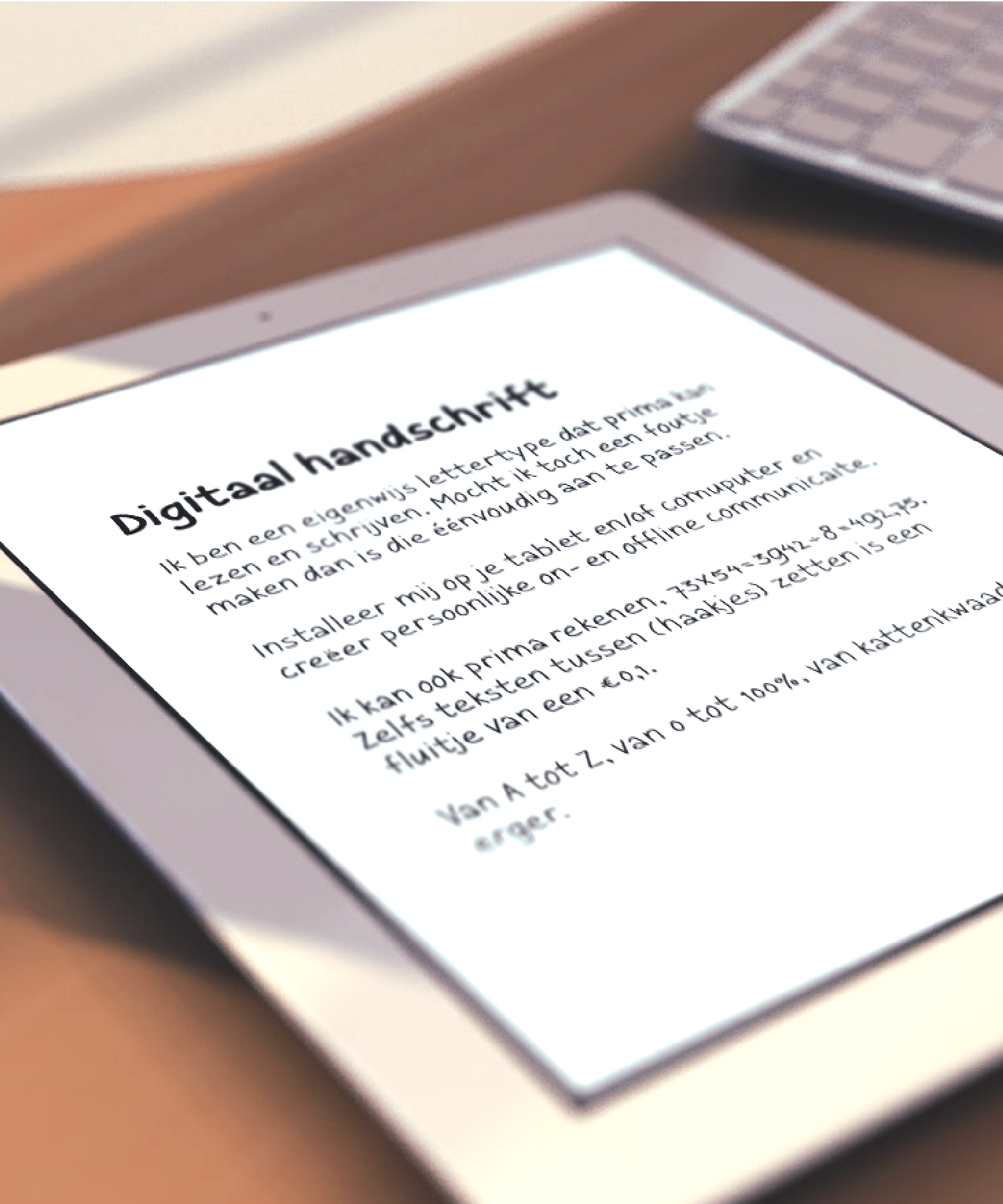 M-space digitaal handschrift