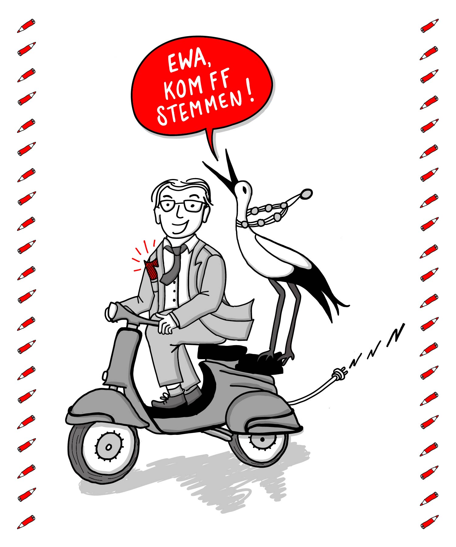 Stagehuis-Schilderswijk Stembureau take over Jan van Zanen